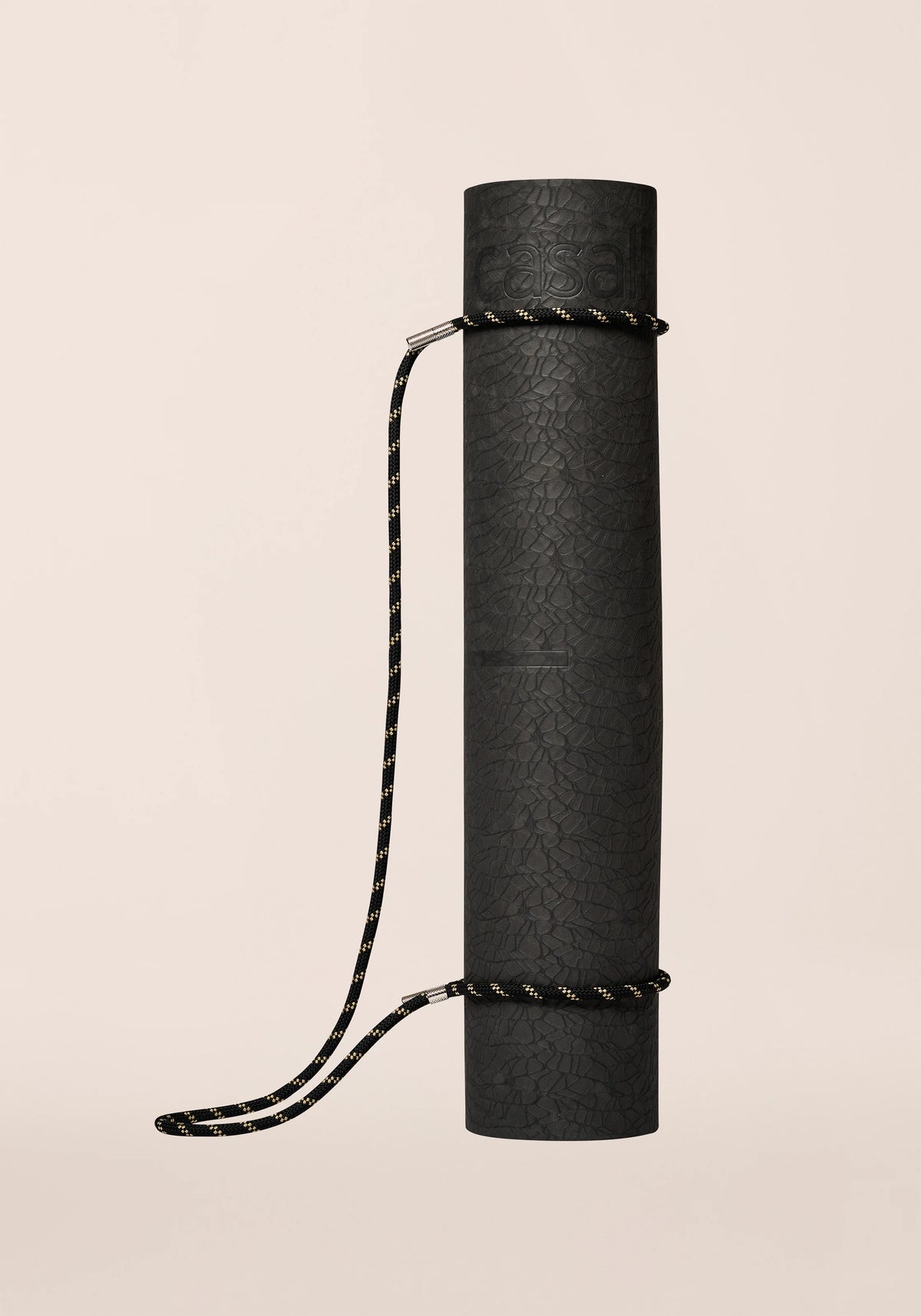 Casall Braided Yoga Mat Carry Strap tracolla nero/beige