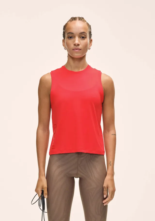 Casall Graphic Tank canotta rosso poliammide riciclata