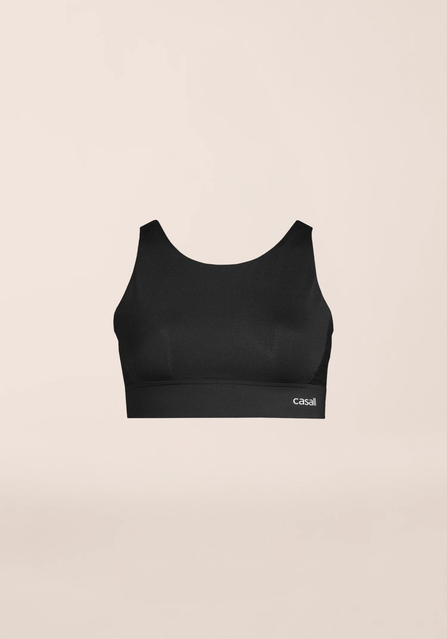 Casall Iconic Adjustable Sports Bra reggiseno nero sostegno alto