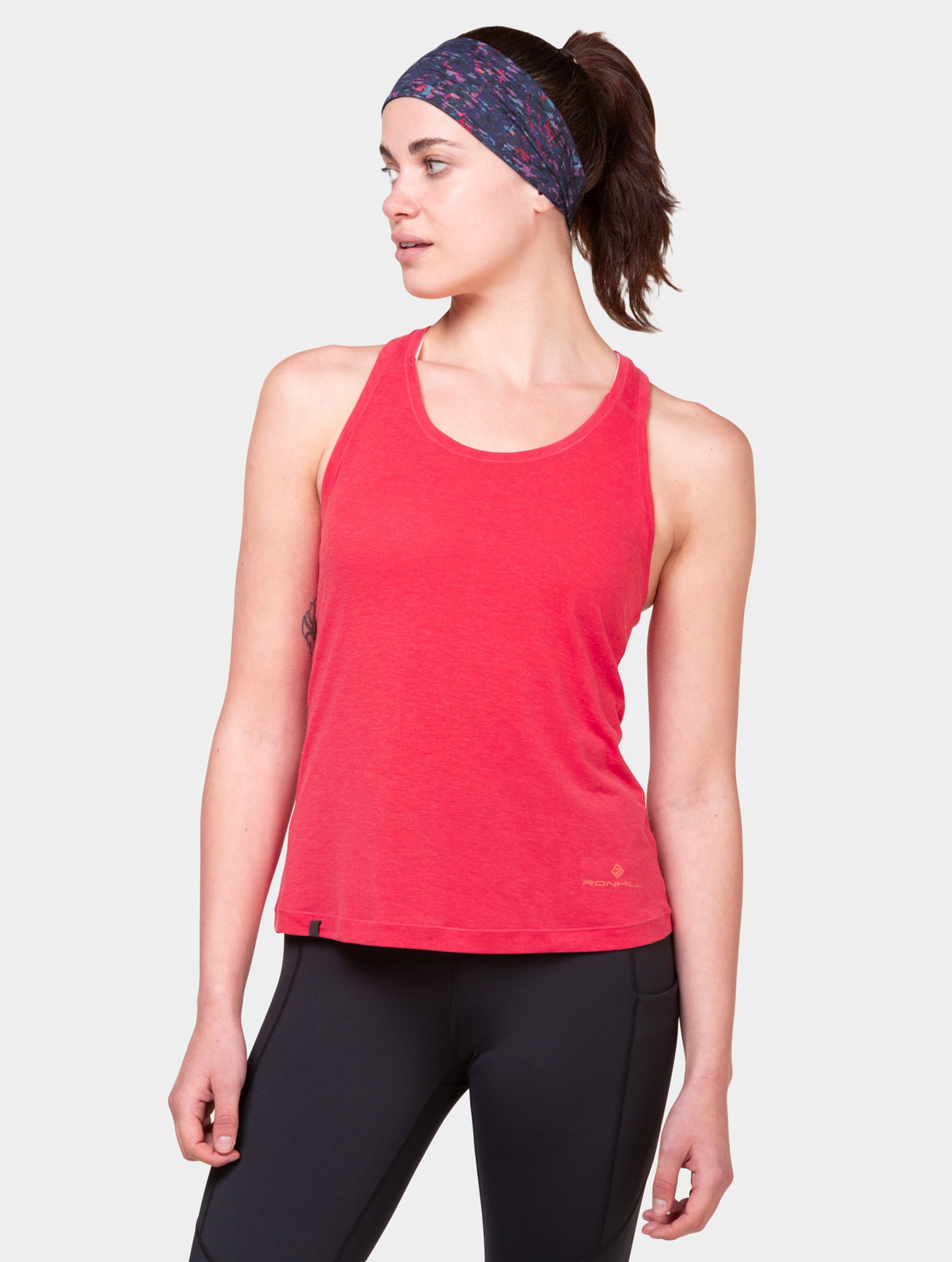 Ronhill Reversible fascia running nera termica