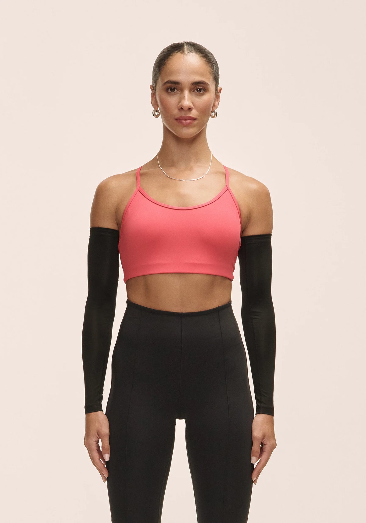 Casall Sleek Strappy reggiseno sportivo Ruby Blush medio