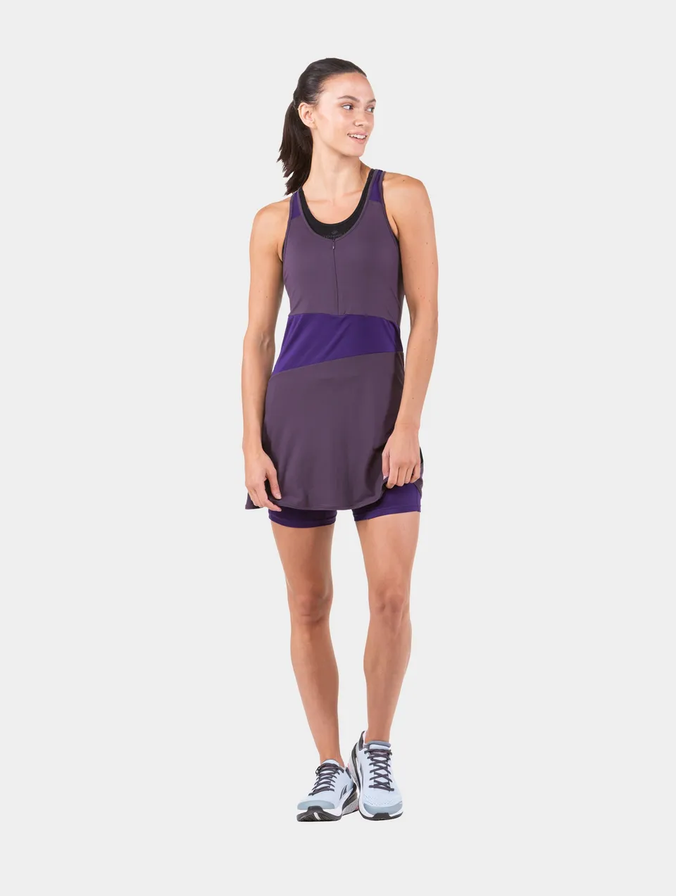 Ronhill Tech Dress vestito running viola