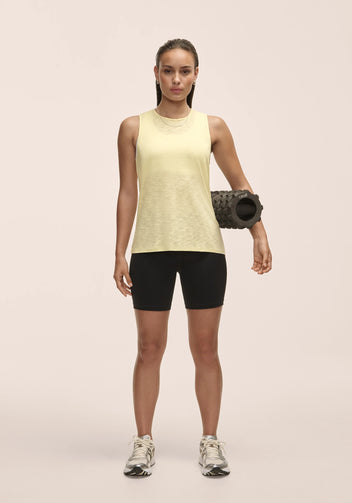Casall Soft Texture canotta Yellow Steam in lyocell