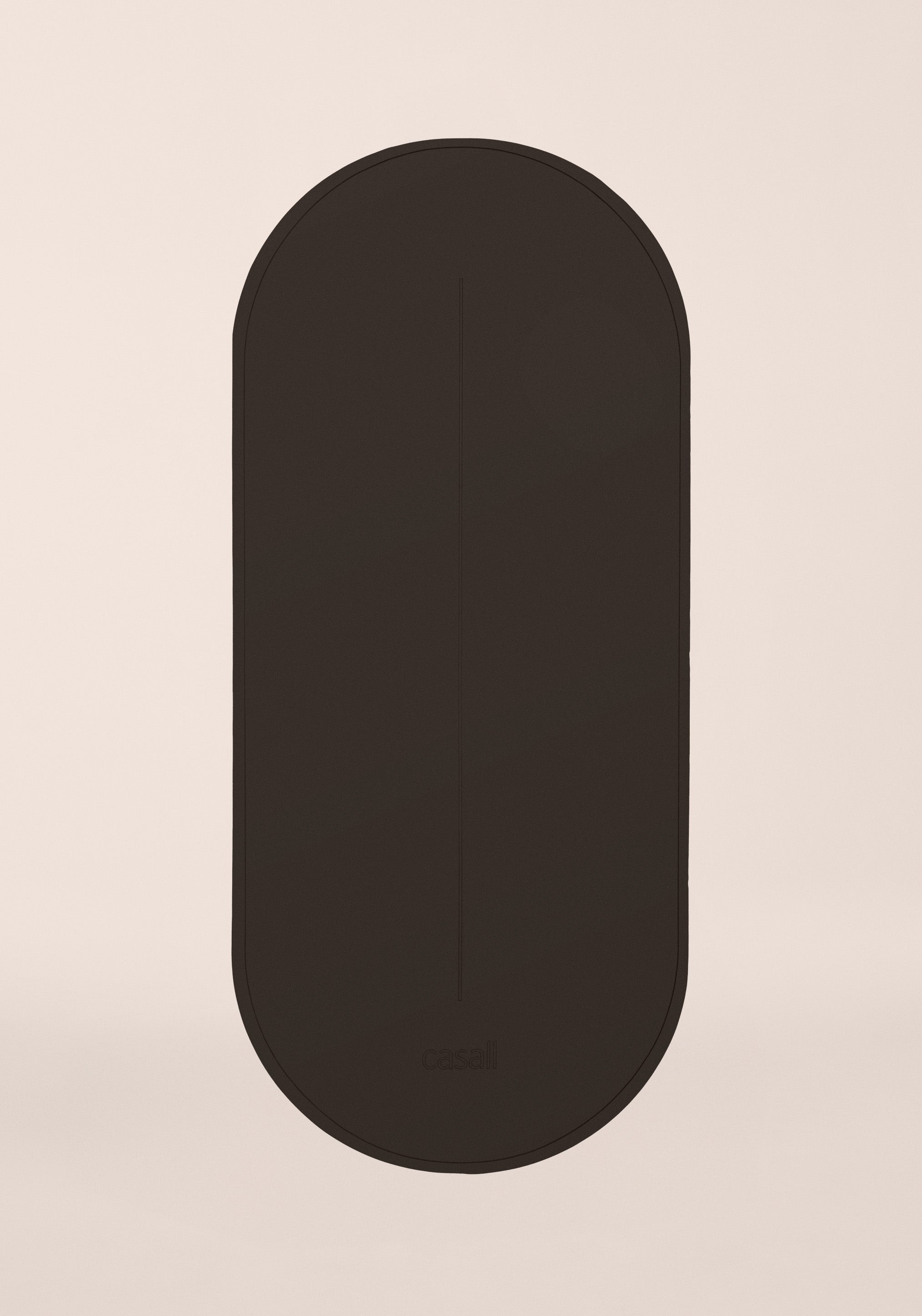 Casall Oval Tappetino Pilates 8mm Marrone Scuro