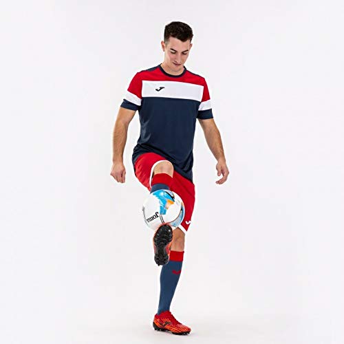 Joma Crew IV Maglia Uomo Blu Rosso Bianco Poliestere