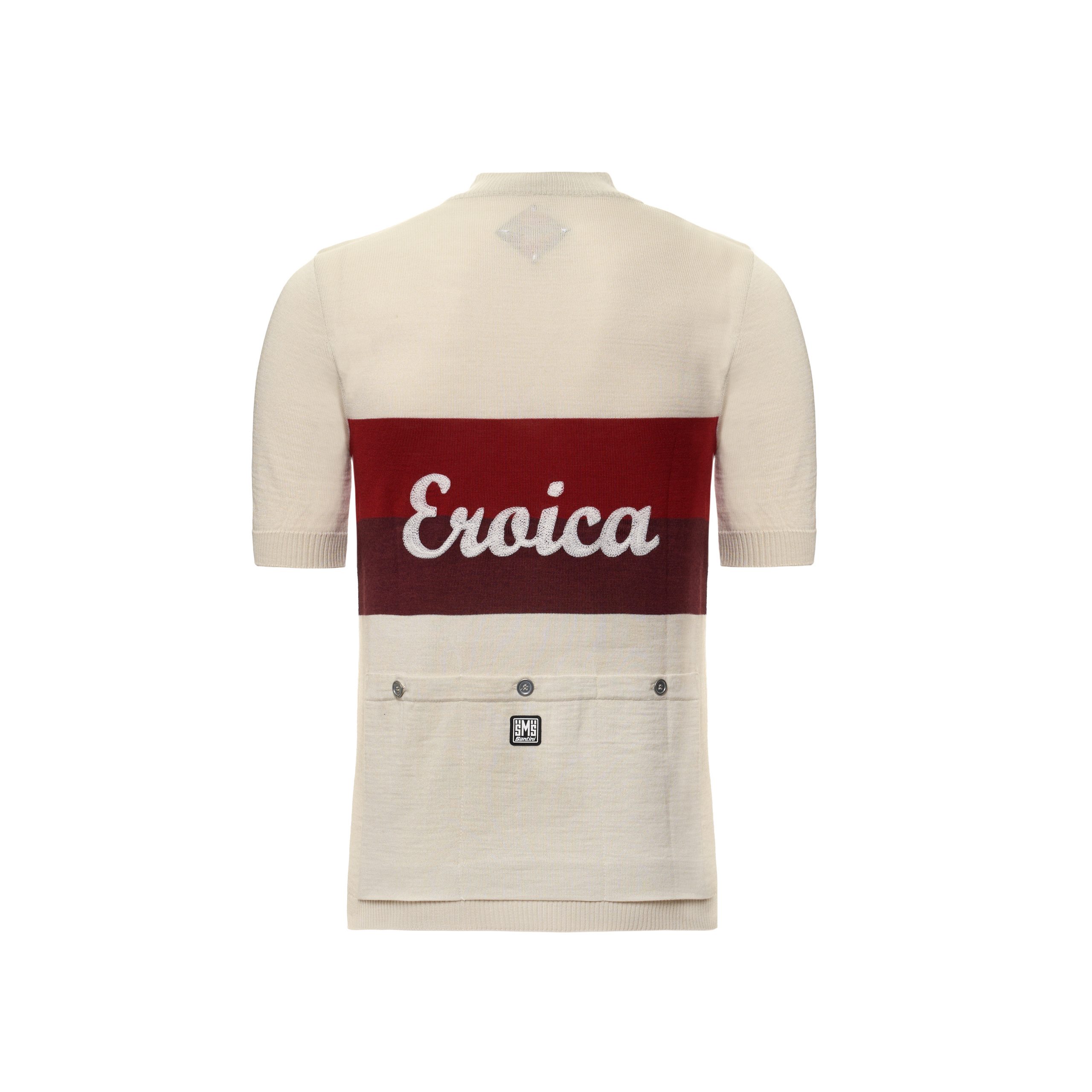 L'Eroica Campagnolo Maglia Ciclismo Crema in Lana