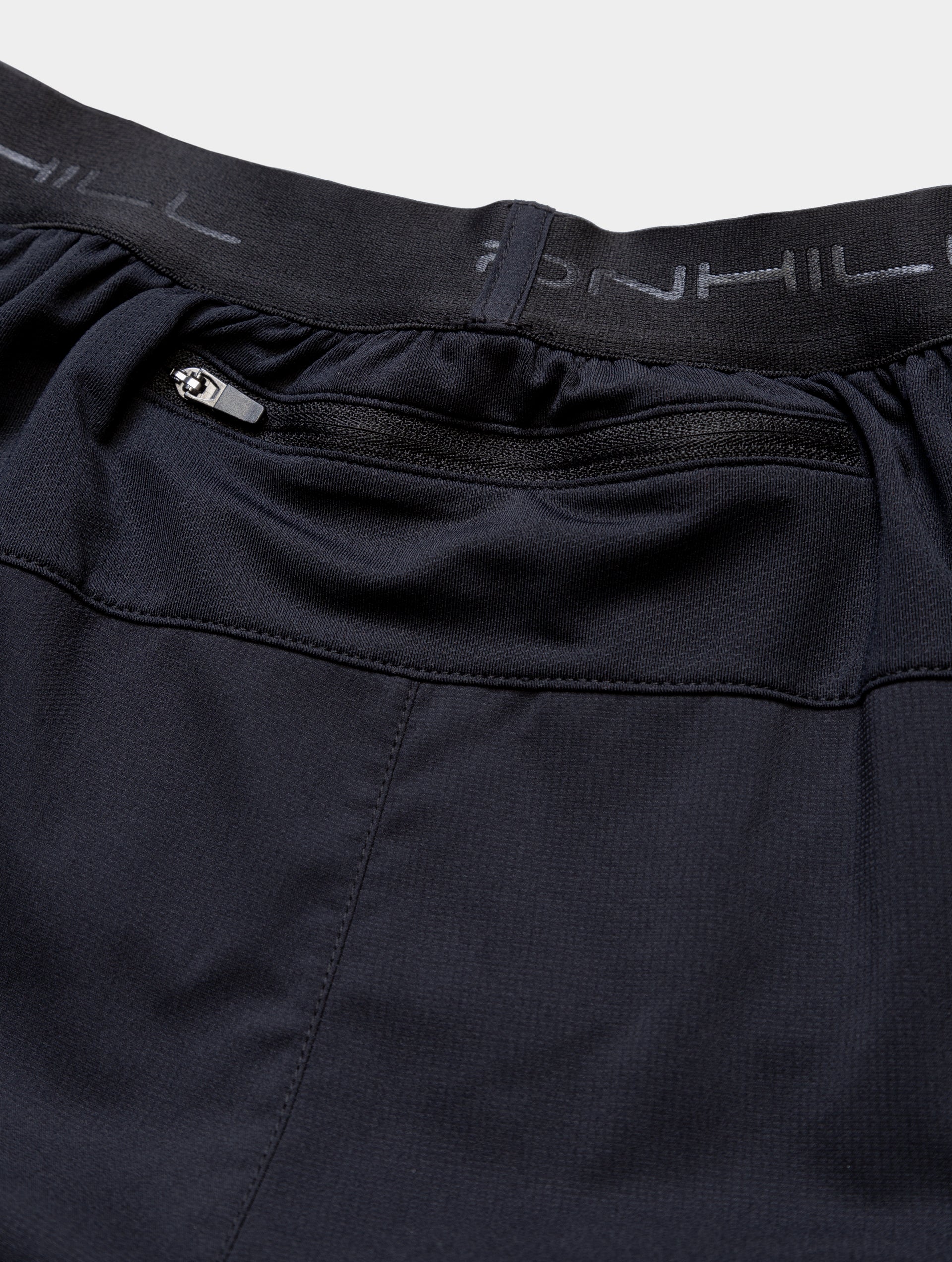 Ronhill Tech 5" Twin pantaloncini running uomo neri traspiranti