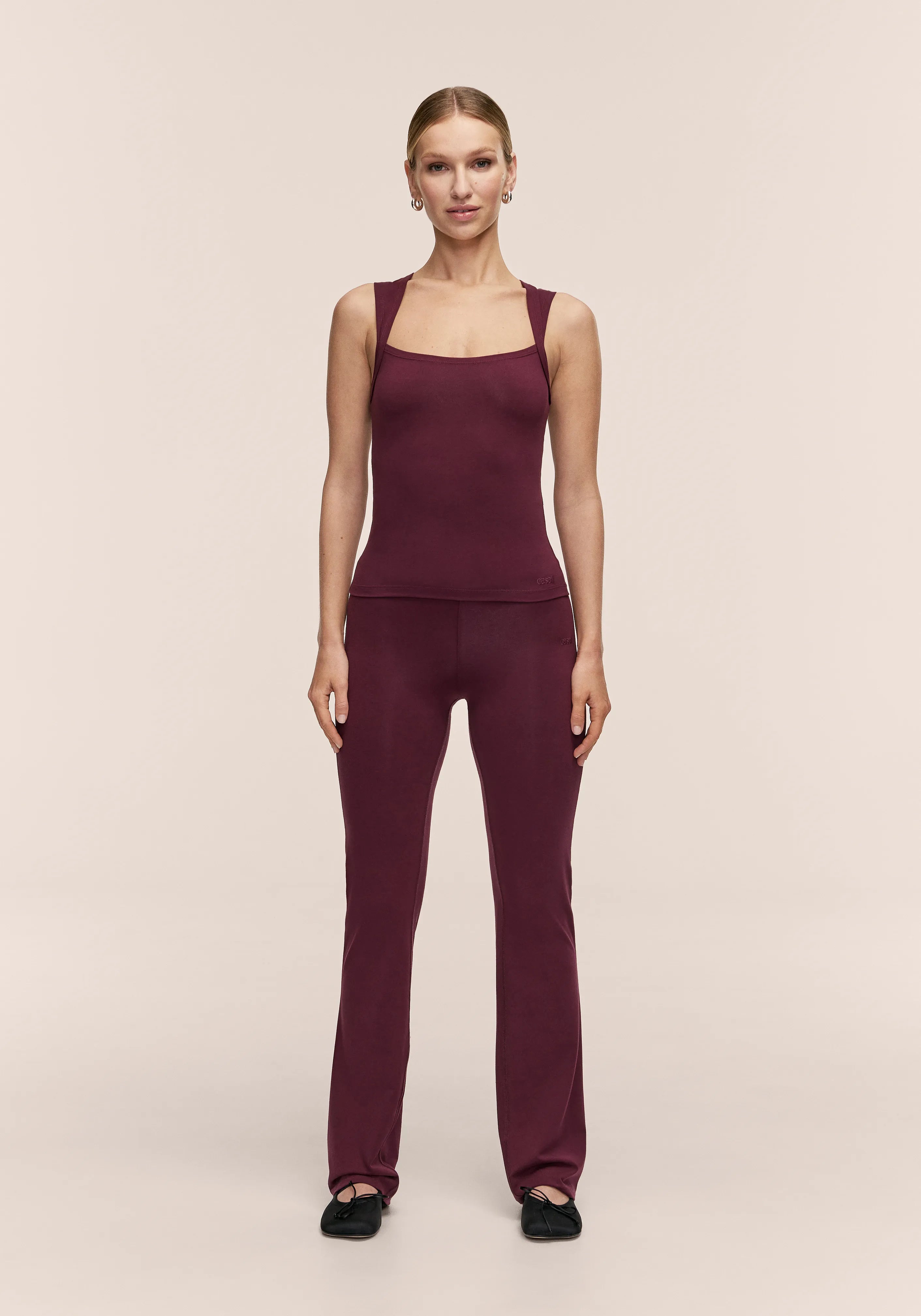 Casall Sublime Studio Tank canotta Cherry Moon cotone