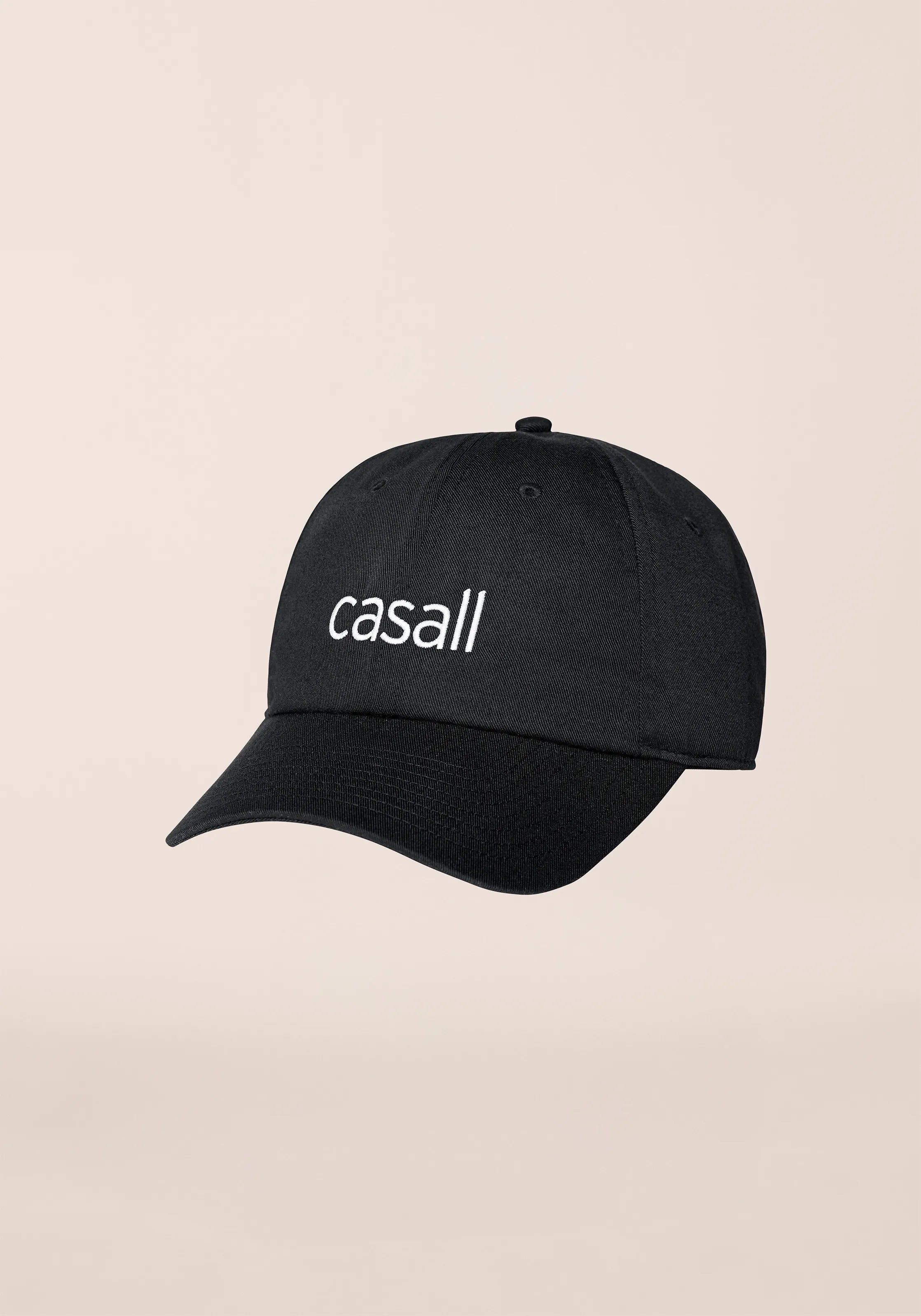 Casall Casual Logo Cap cappellino nero riciclato