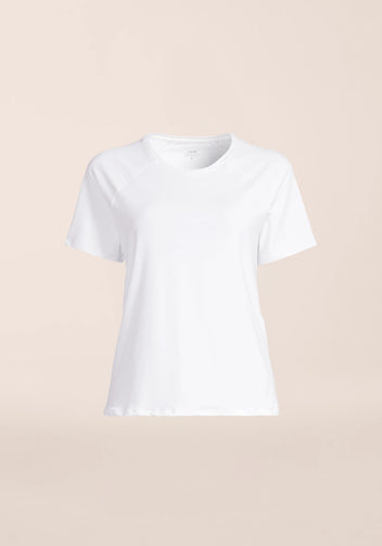Casall Essential Tee maglietta bianca traspirante