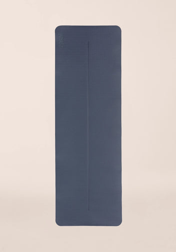 Casall Yoga Mat Position tappetino yoga 4 mm Blue Shadow