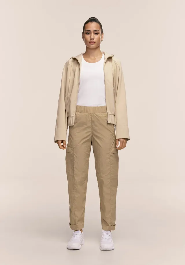 Casall Active Adjustable Track Pants beige outdoor