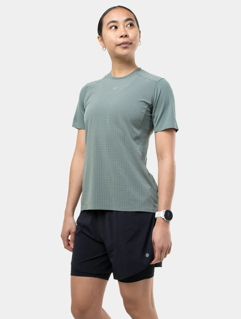 Ronhill Tech All-Terrain t-shirt trail donna verde traspirante