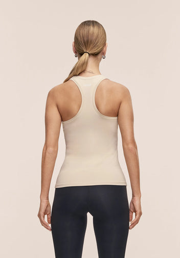 Casall Essential Racerback canotta ecru traspirante