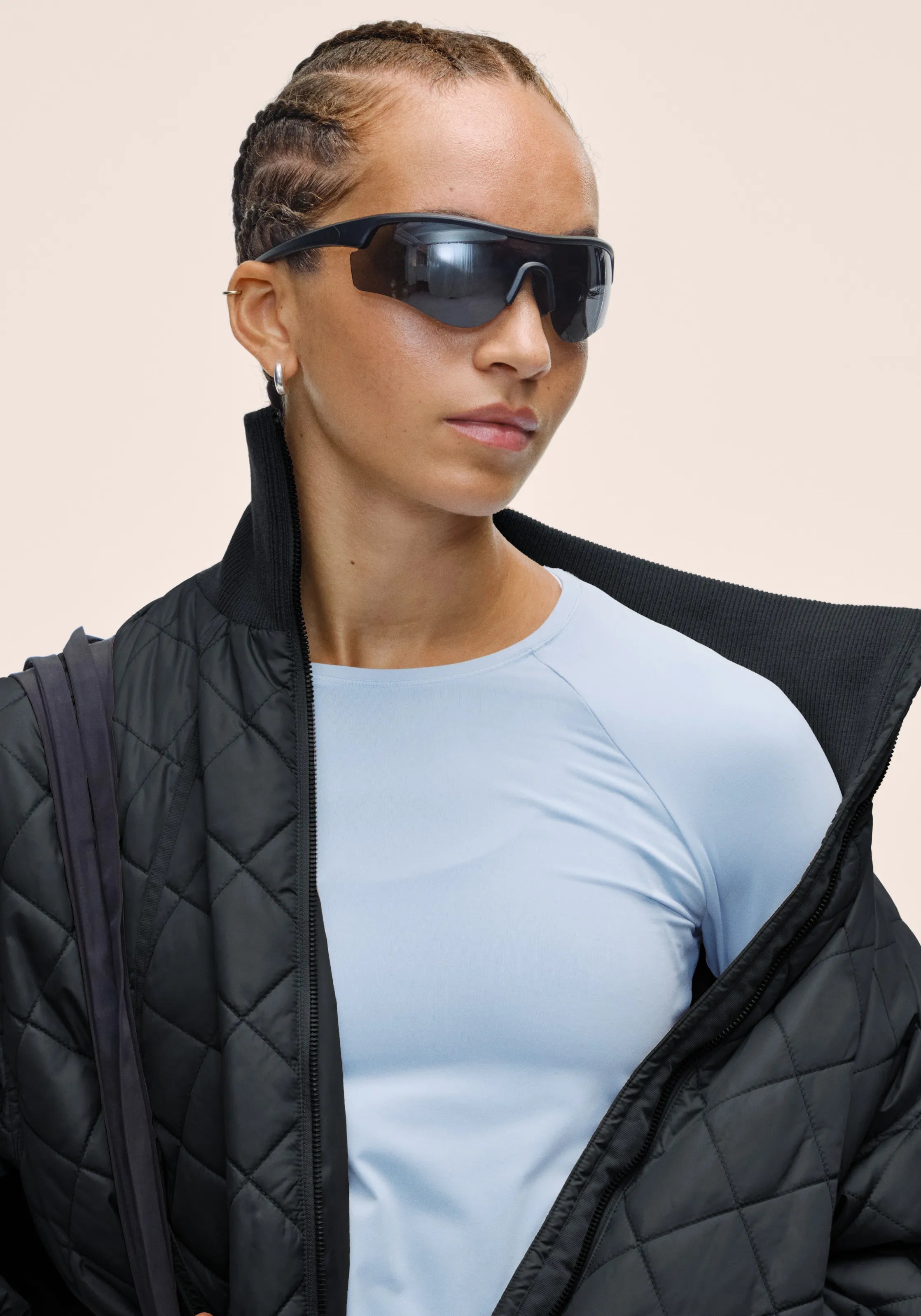 Casall Nordic Quilted Jacket giacca Nero idrorepellente