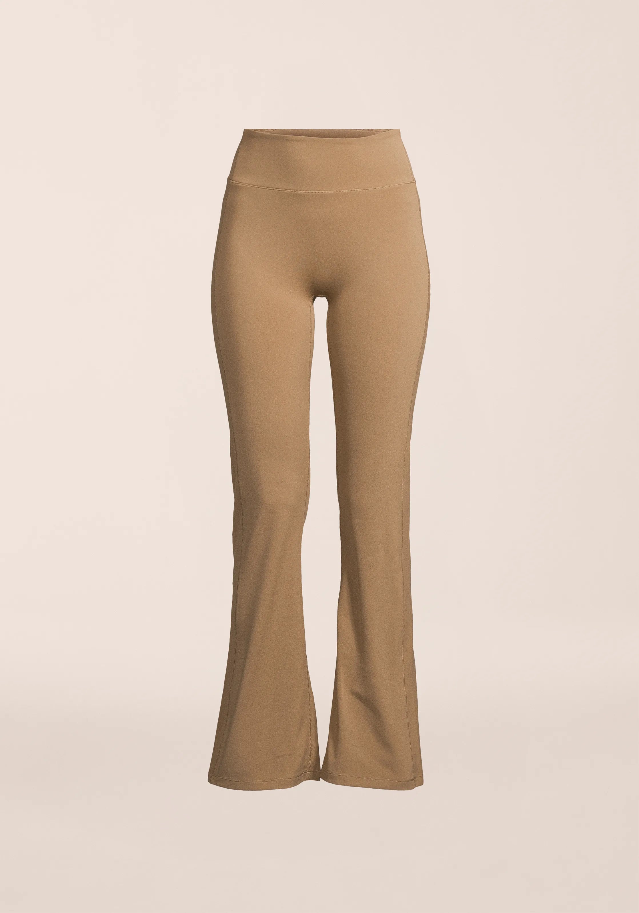 Casall Soft Touch pantaloni flare beige chiaro morbidi