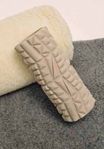 Casall Recovery Foam Roller rullo massaggio cashmere chiaro recupero