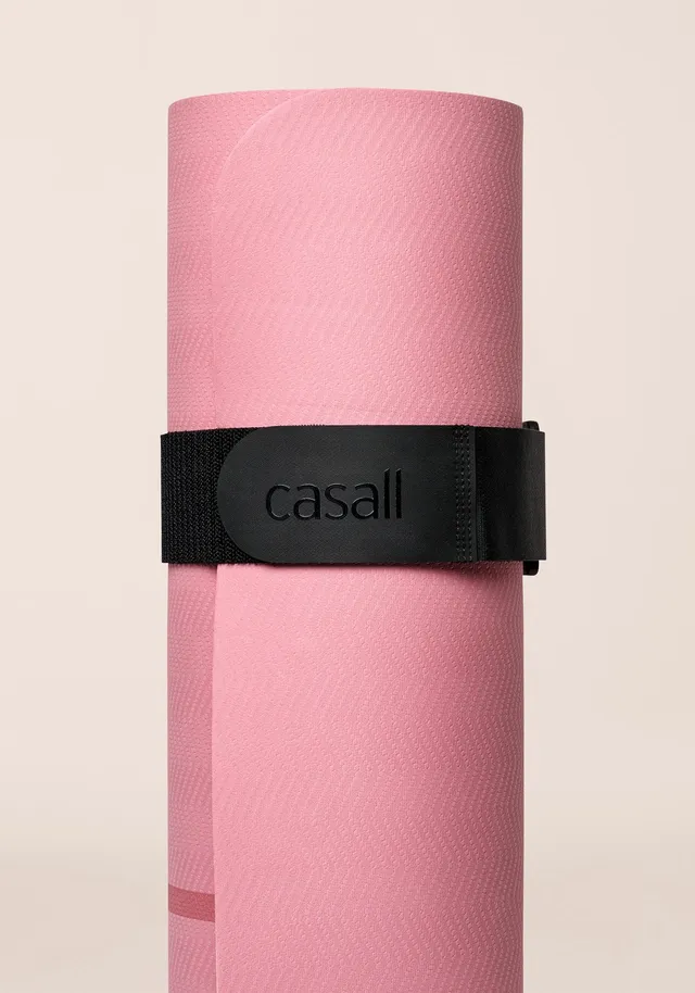 Casall Roll Up Strap cinghia tappetino yoga nera regolabile