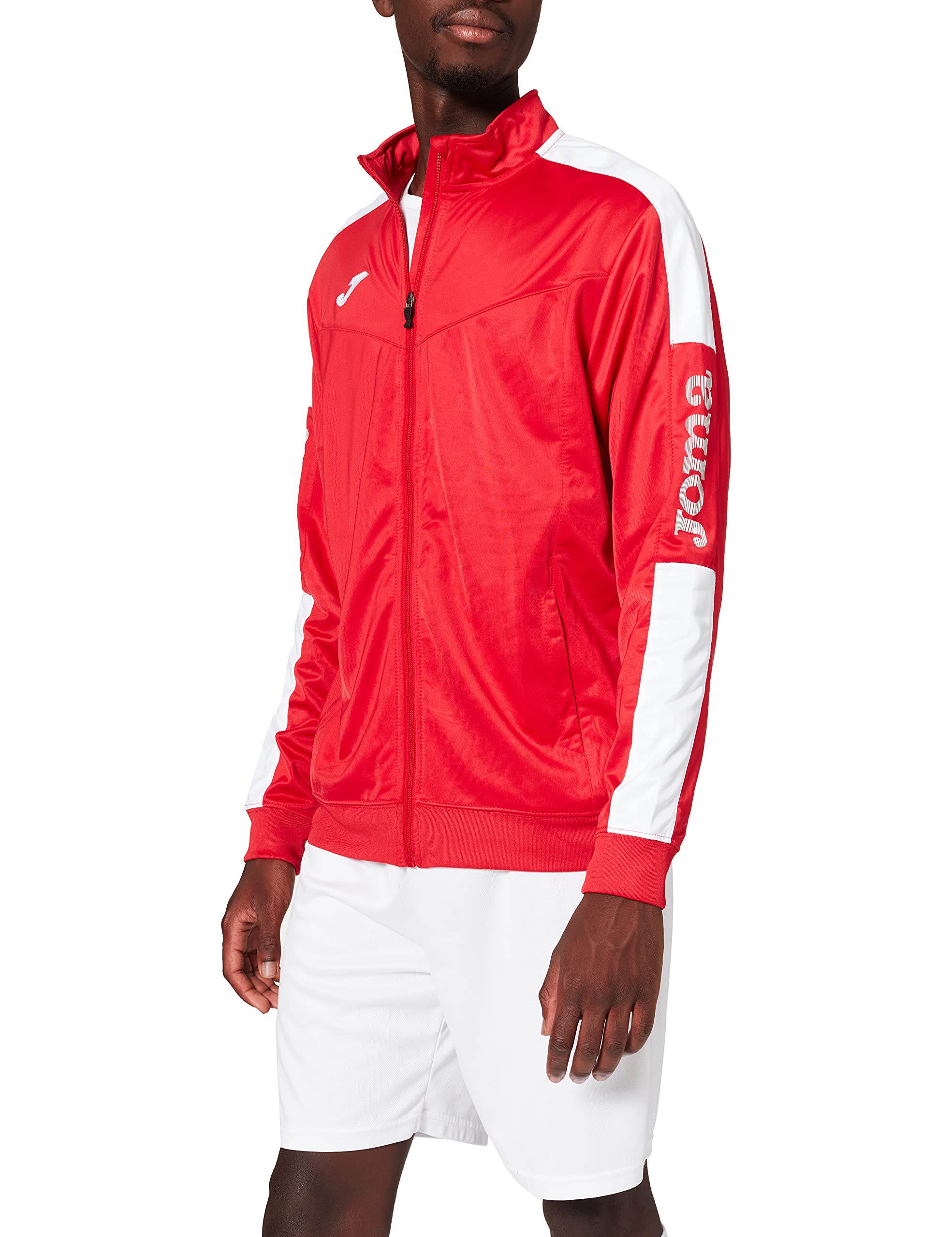 Joma 100687.309 felpa bambino zip con tasche