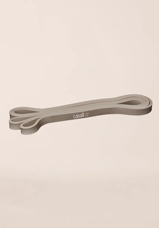 Casall Long Rubber Band fascia elastica Warm Grey resistenza light