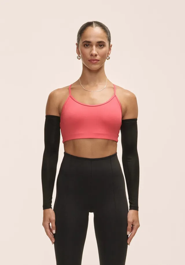Casall Sleek Strappy reggiseno sportivo Ruby Blush medio