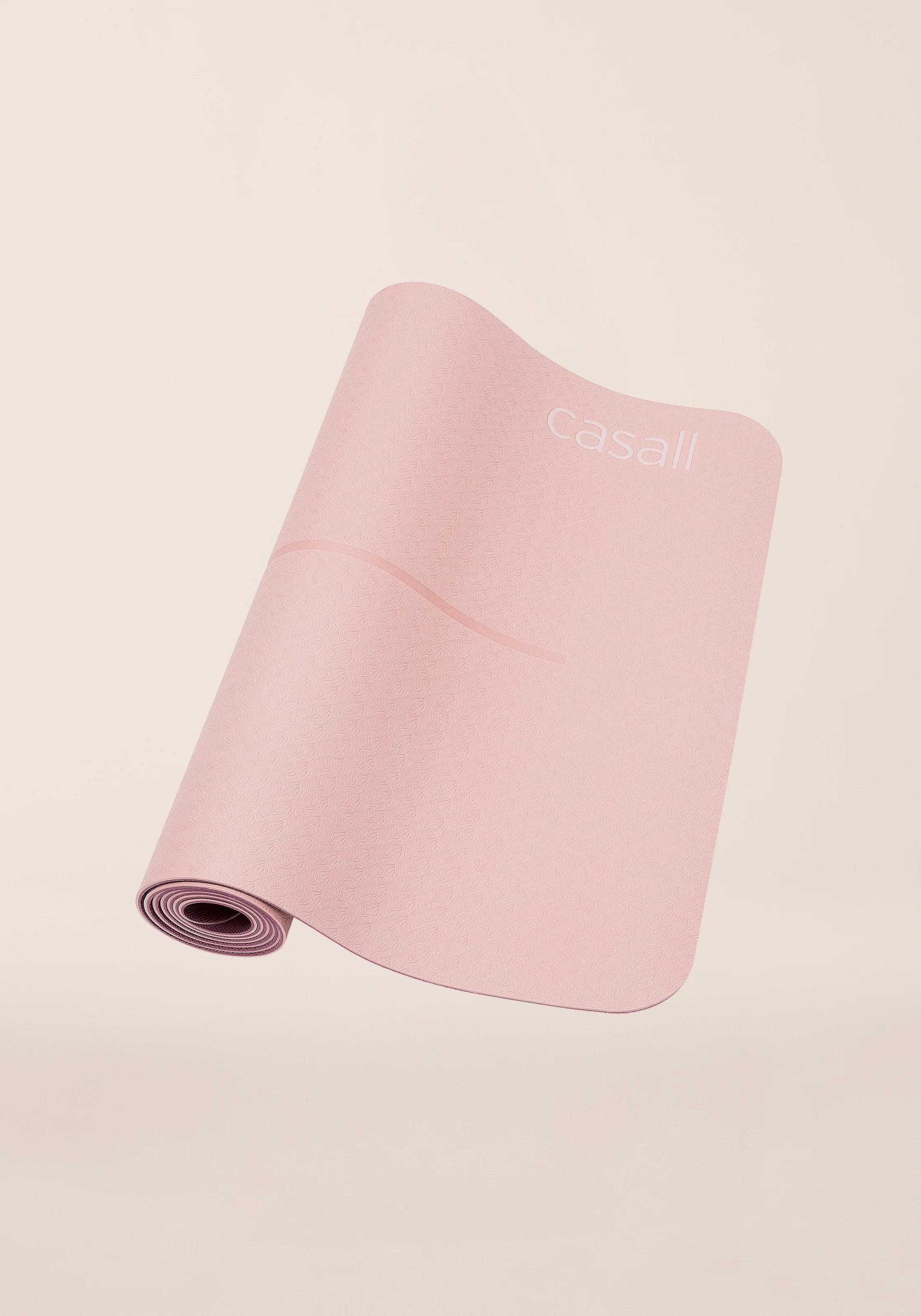 Casall Position tappetino yoga 4 mm Light Pink/Pink antiscivolo