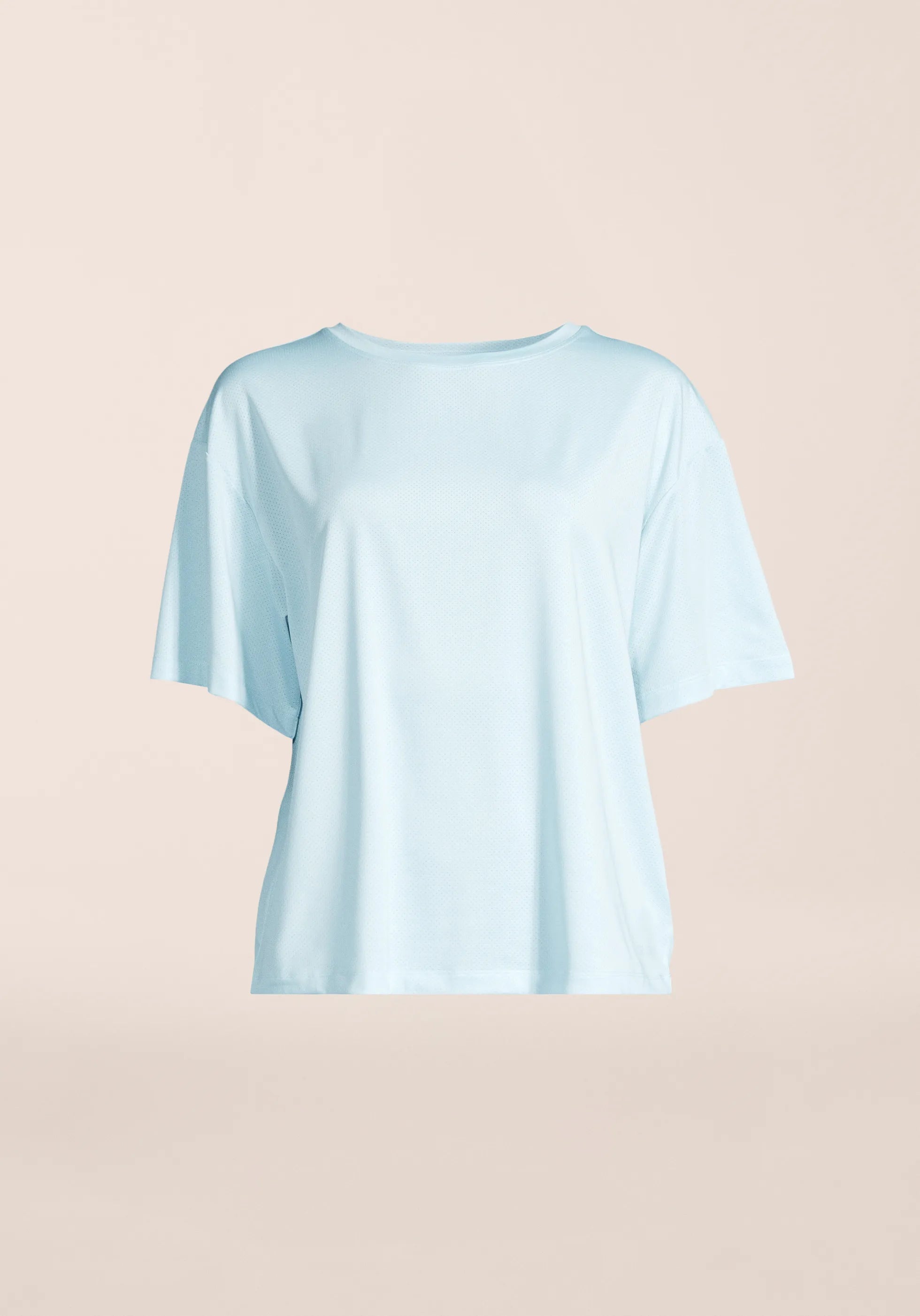 Casall Laser Mesh Tee maglietta aqua glow traspirante