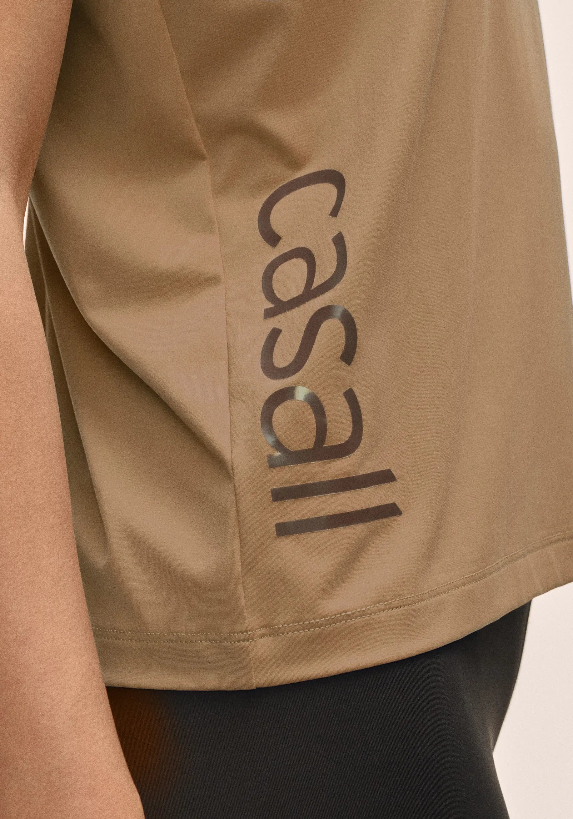 Casall Graphic Tank canotta light khaki running