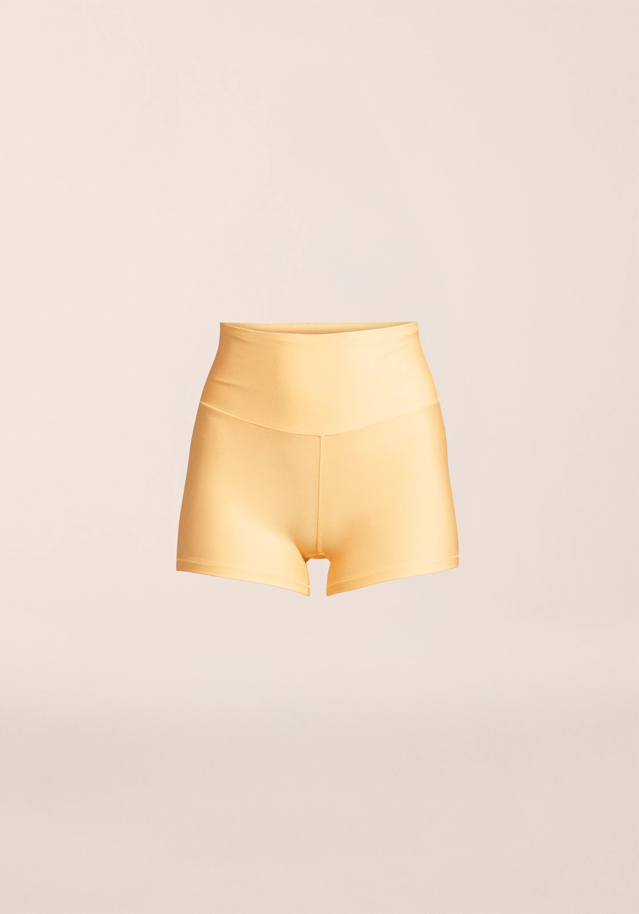 Casall Ultra High Waist hot pants soul yellow shaping allenamento