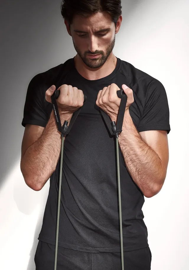 Casall M Essential Training Tee t-shirt uomo nero traspirante