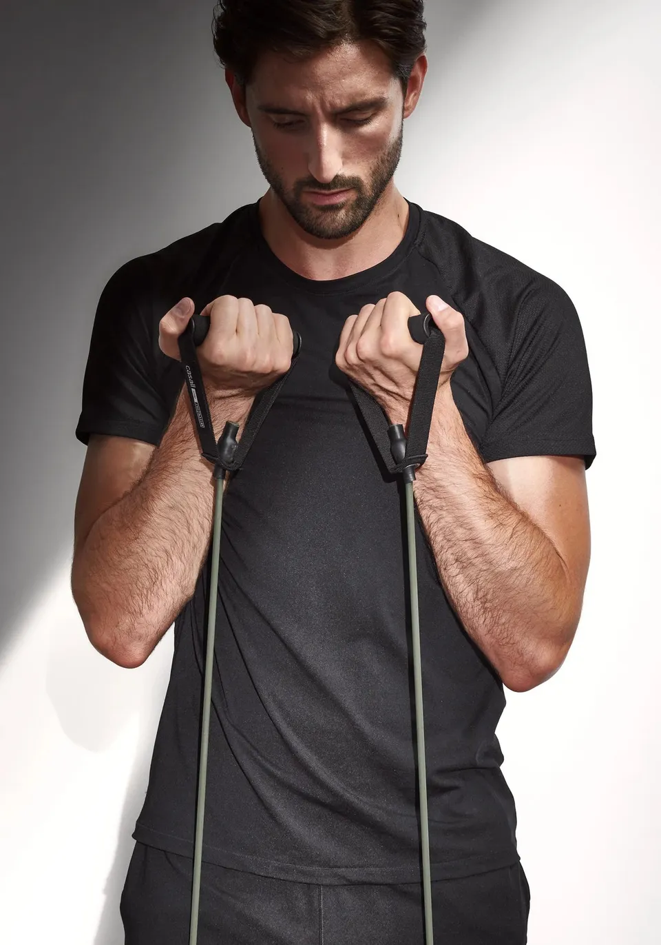 Casall M Essential Training Tee t-shirt uomo nero traspirante