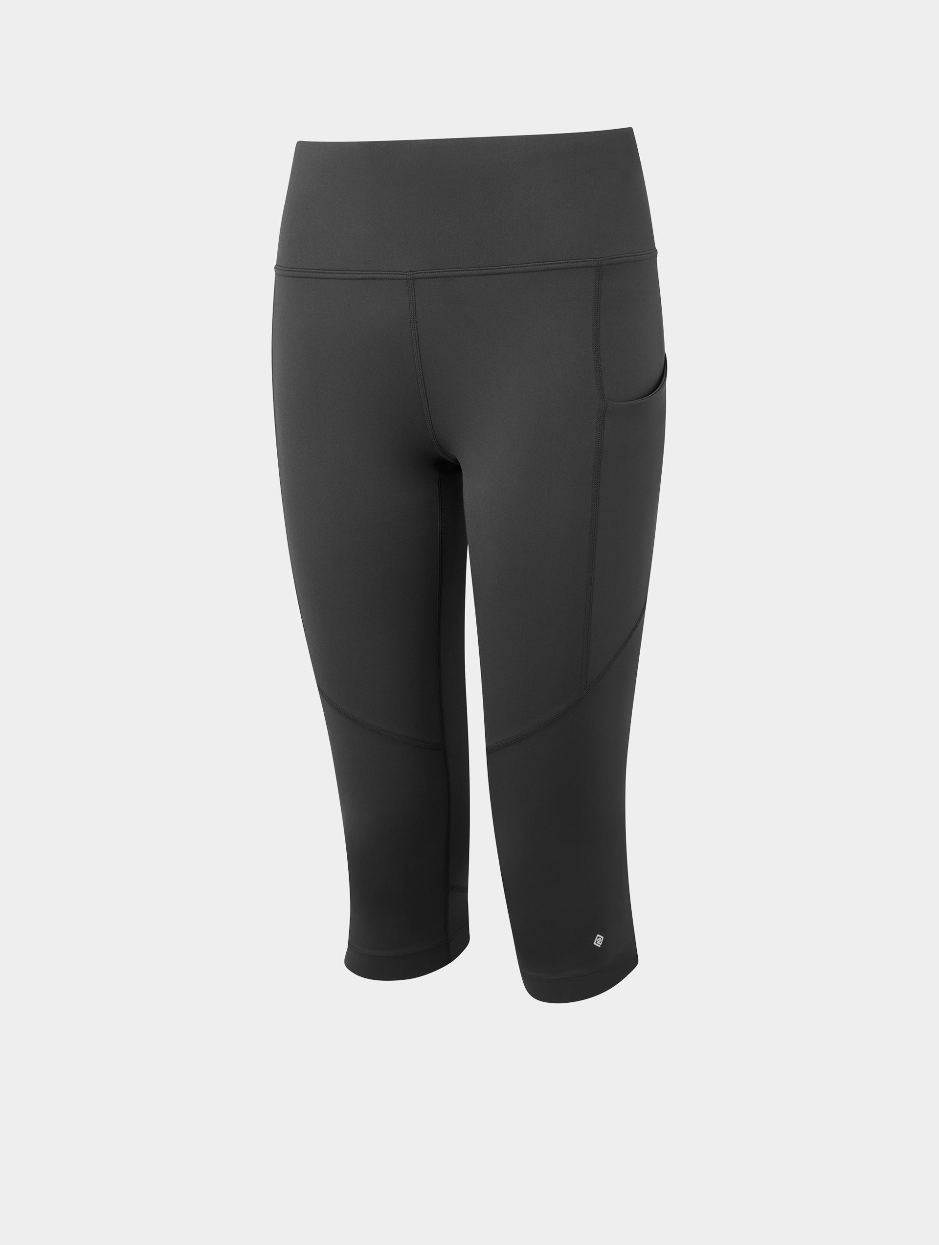 Ronhill Tech Capri leggings running neri all black