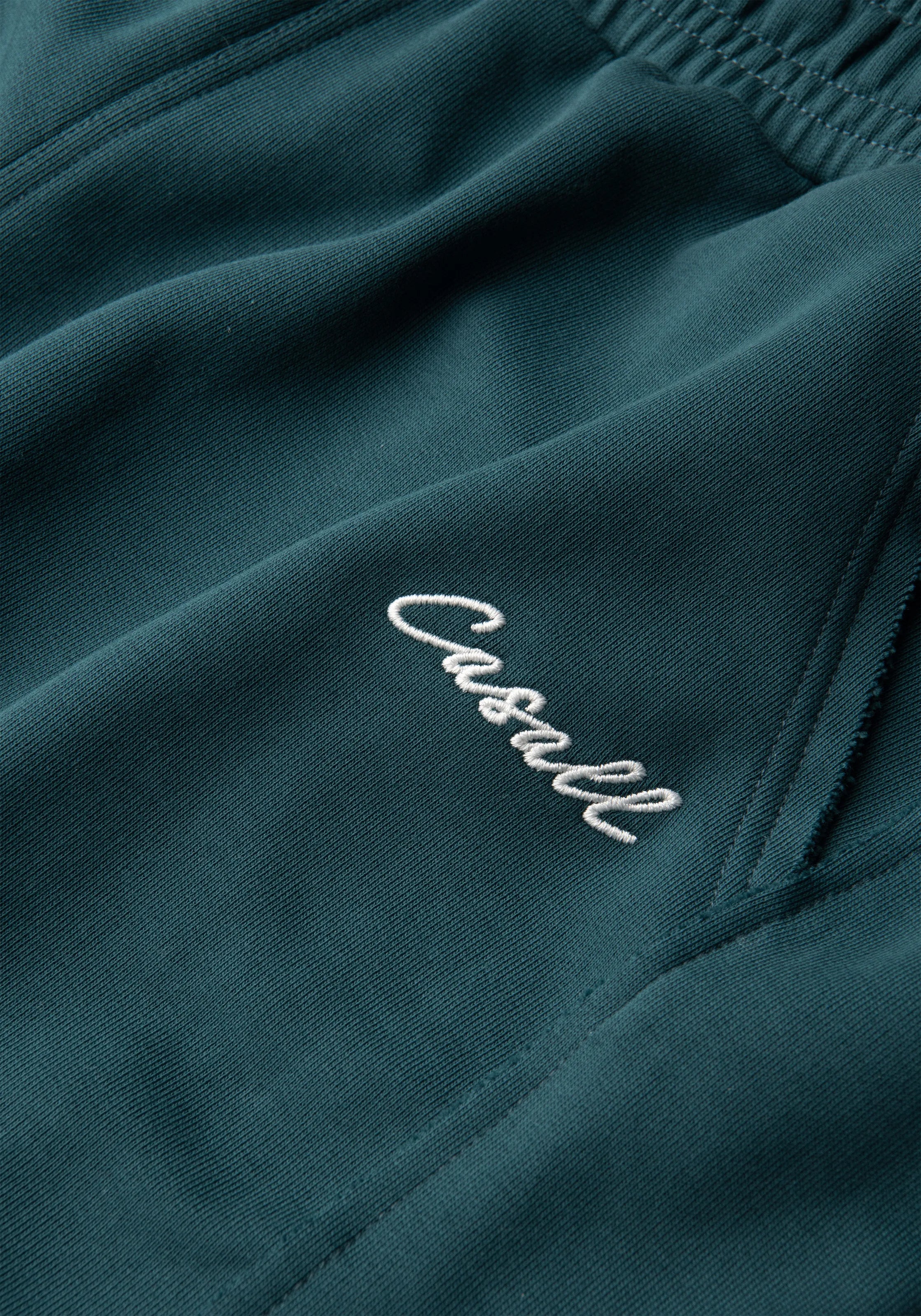Casall Reversed Seam Terry Loose Pants tuta verde larghi