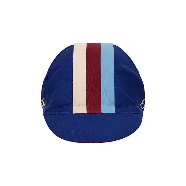 L'Eroica Timo cappellino ciclismo navy tessuto cotone