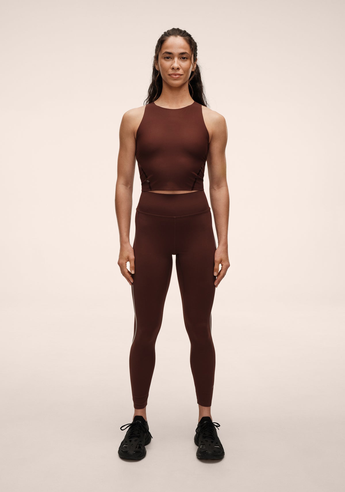 Casall Sculpture 3.0 leggings vita alta marrone shaping