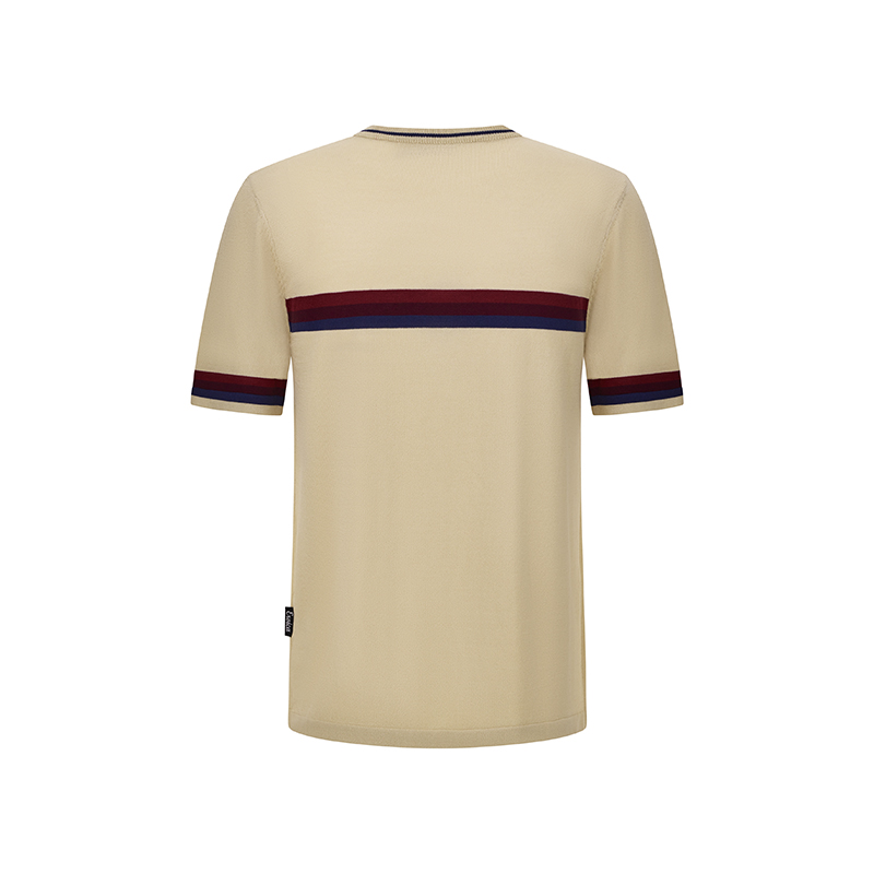 L'Eroica Timo t-shirt viscosa jacquard slim