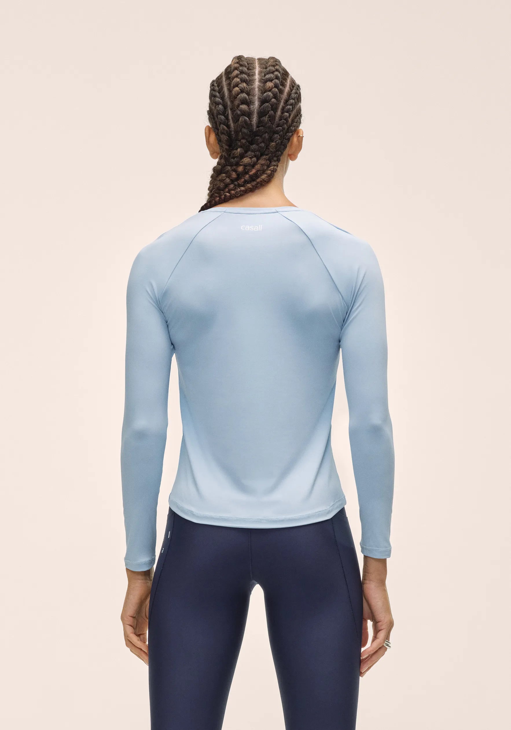 Casall Essential maglia manica lunga blu palestra