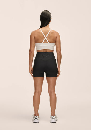 Casall Ultra High Waist Hot Pant shorts neri vita alta