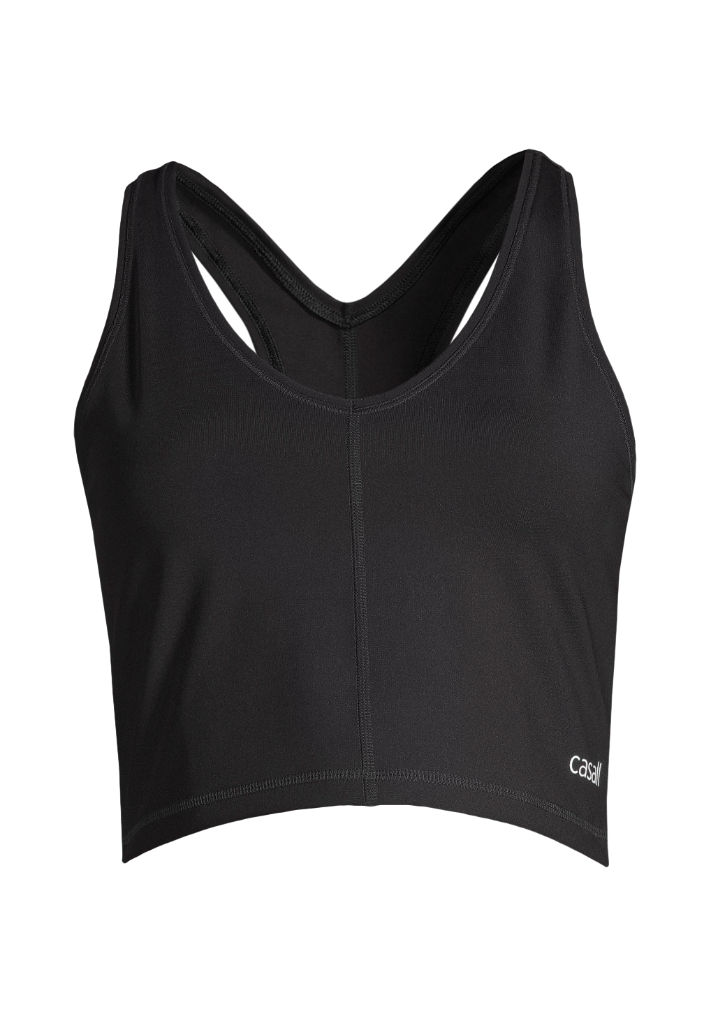 Casall Sharp Back Sport Top top sportivo nero scollo a V