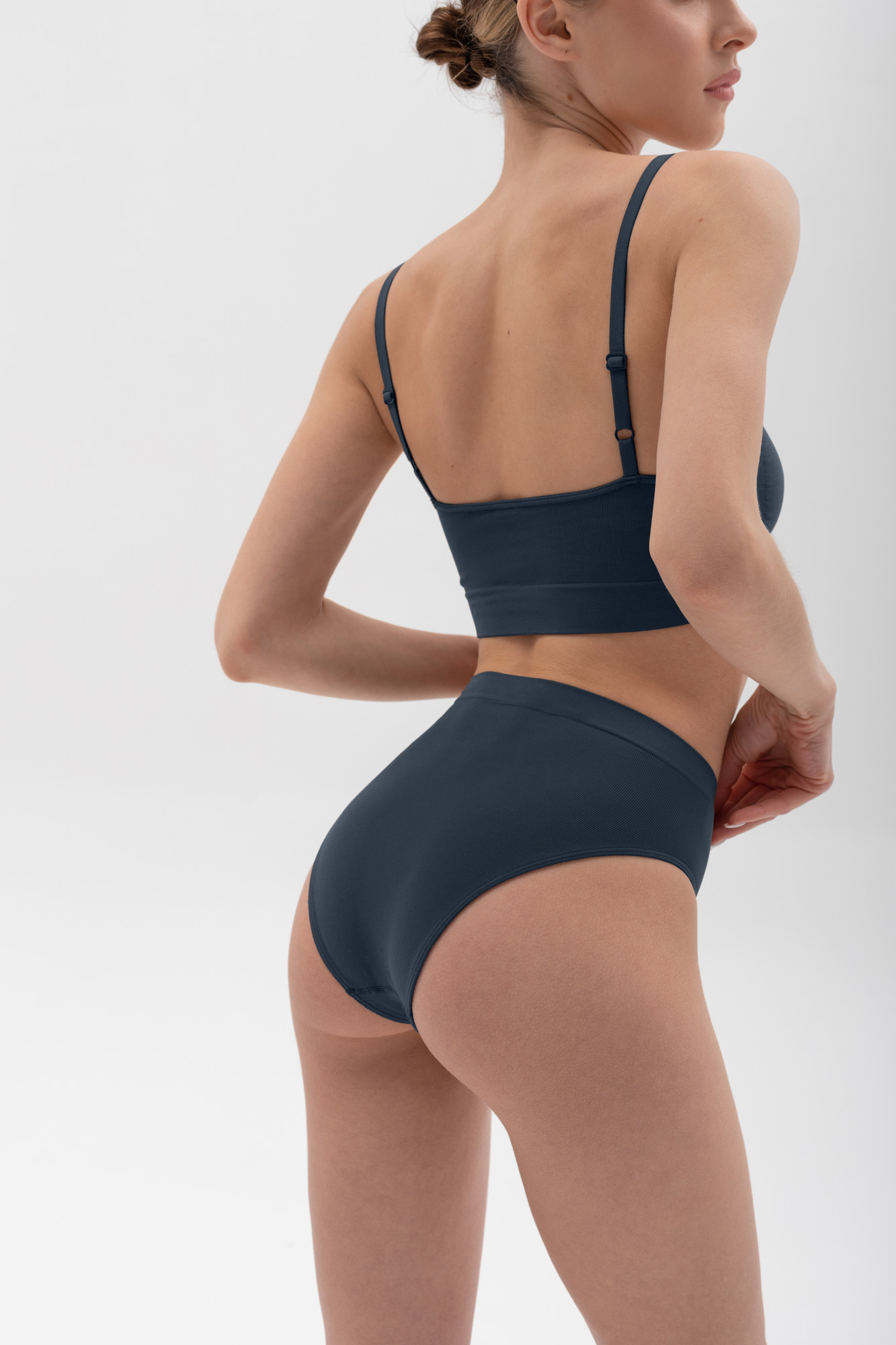 Siawear Essential Rib High Rise Brazilian slip vita alta