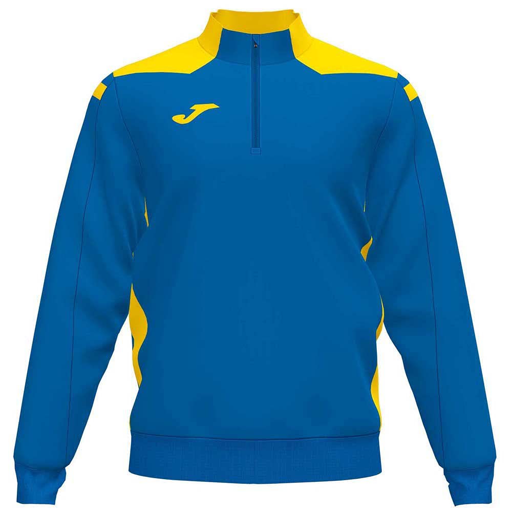 Joma Championship VI felpa uomo bianco grigio girocollo