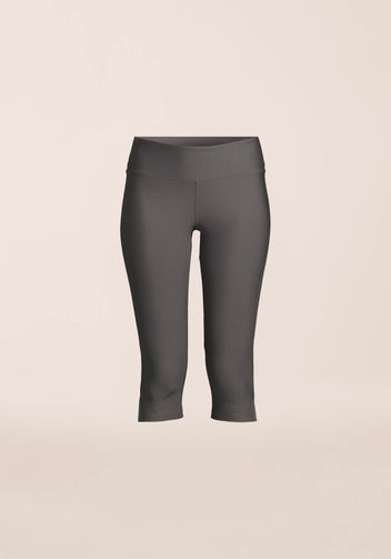 Casall Capri Slit Regular Waist Tights leggings grigi