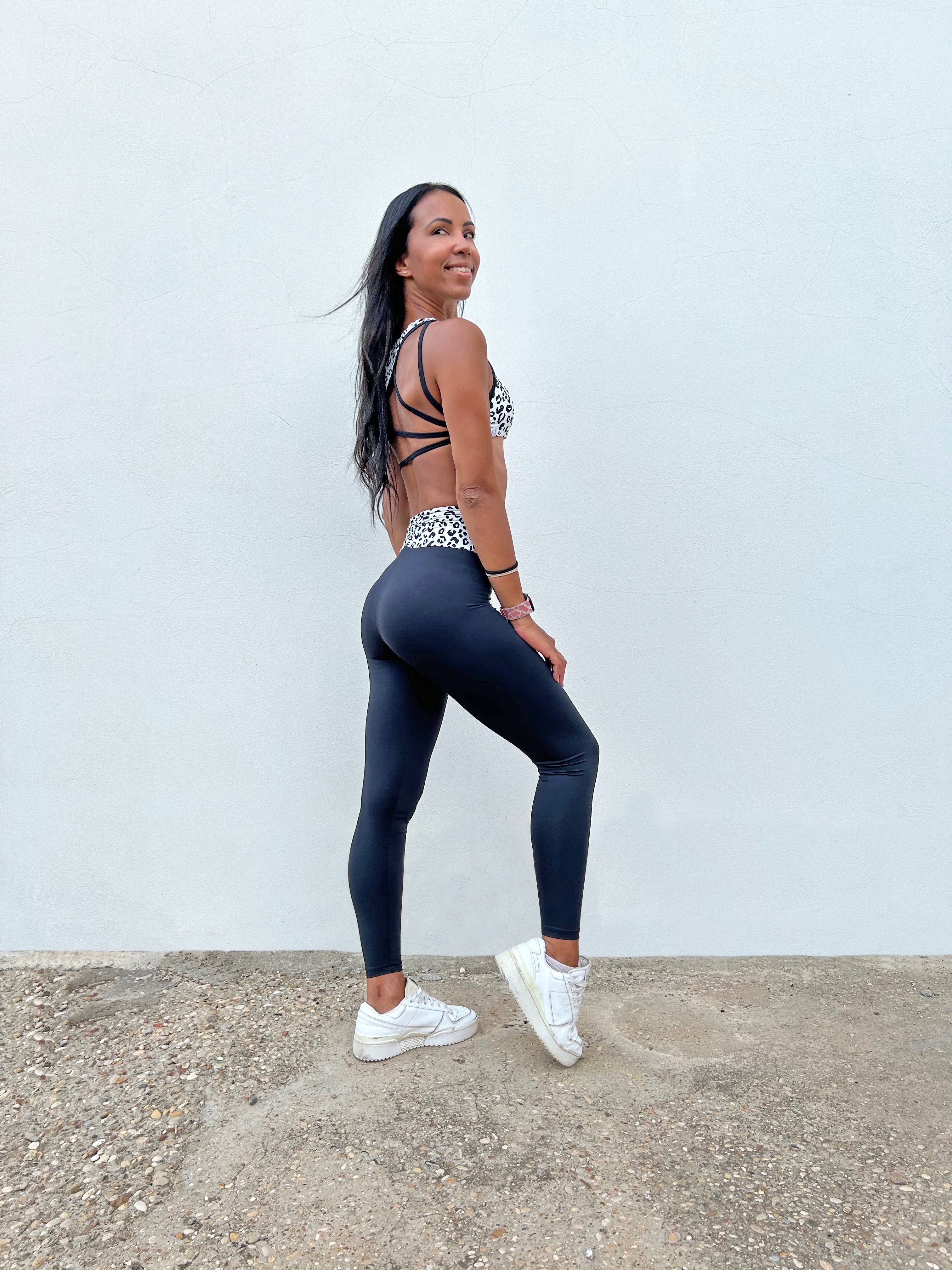 VB Jaguar Legging sportivo animalier elasticizzato