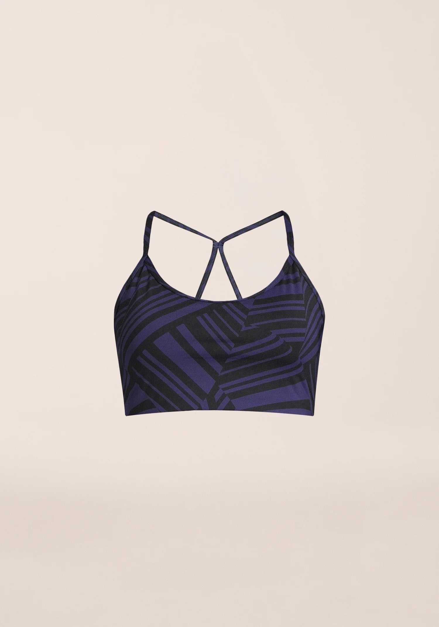 Casall Sleek Strappy reggiseno sportivo Vivid Purple medio sostegno
