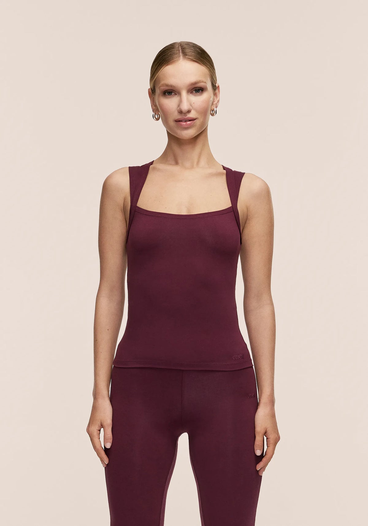 Casall Sublime Studio Tank canotta Cherry Moon cotone