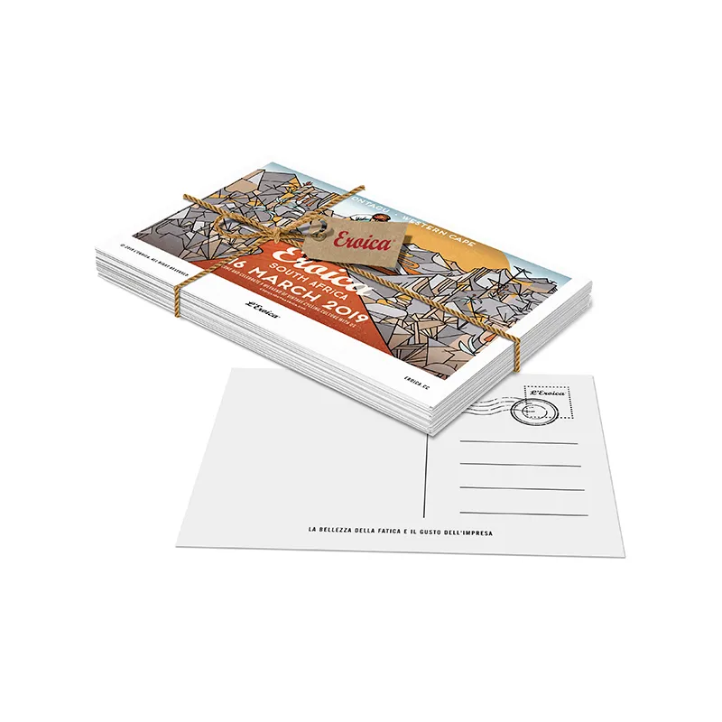 L'Eroica Set Cartoline 2019 Illustrazioni Storiche