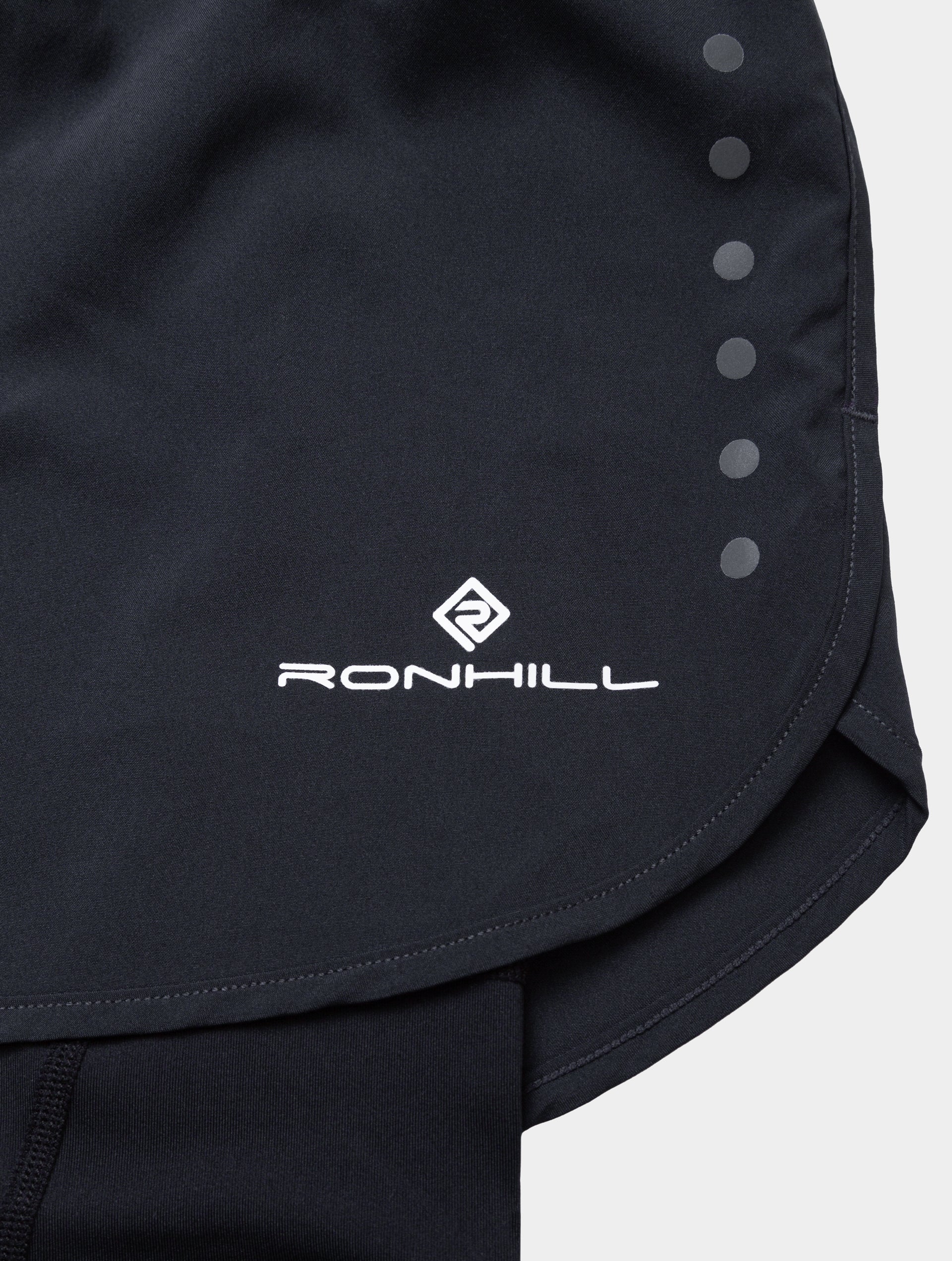 Ronhill Core Twin Short Pantaloncini Running Neri