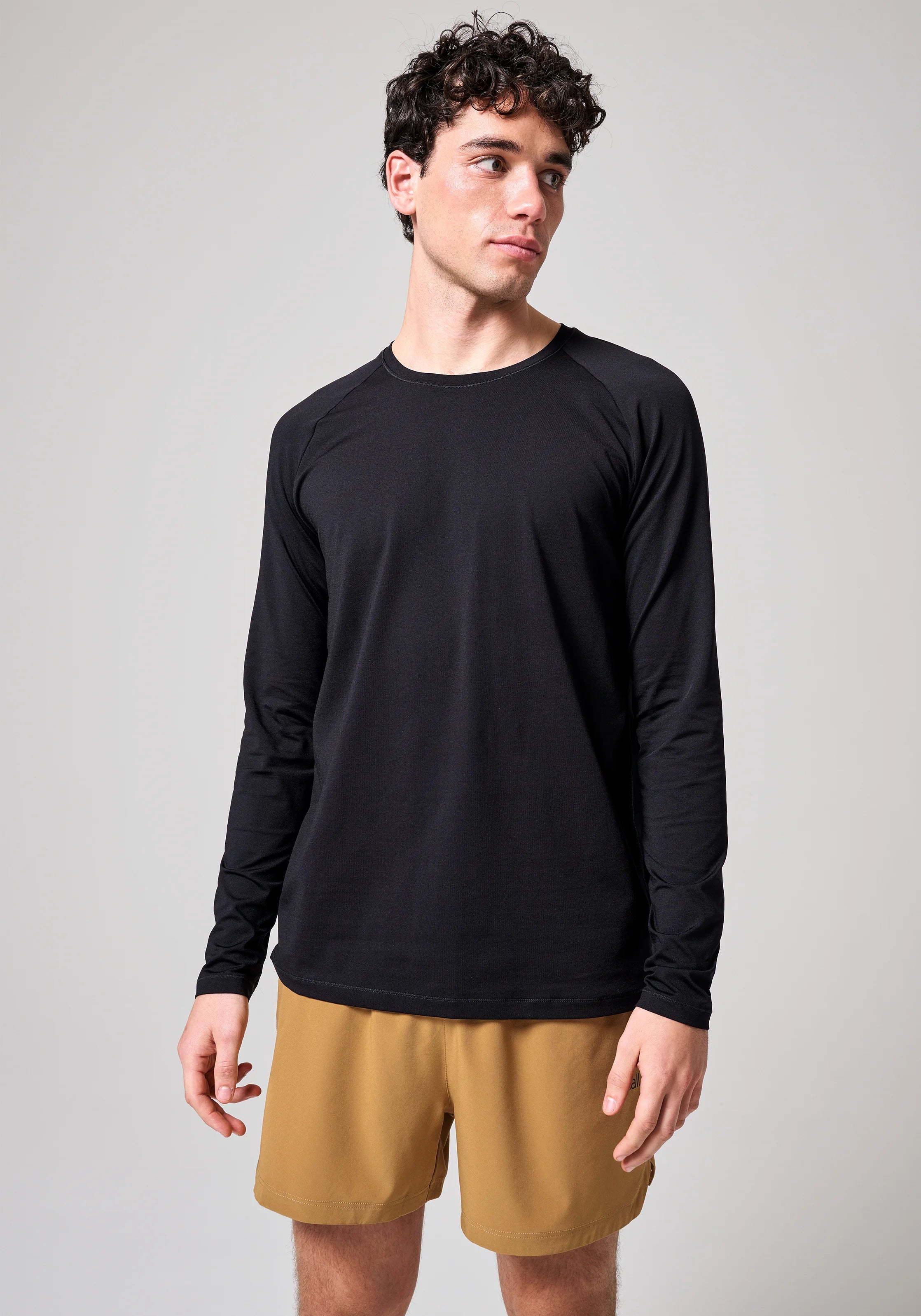 Casall Essential M Long Sleeve maglia manica lunga Nera