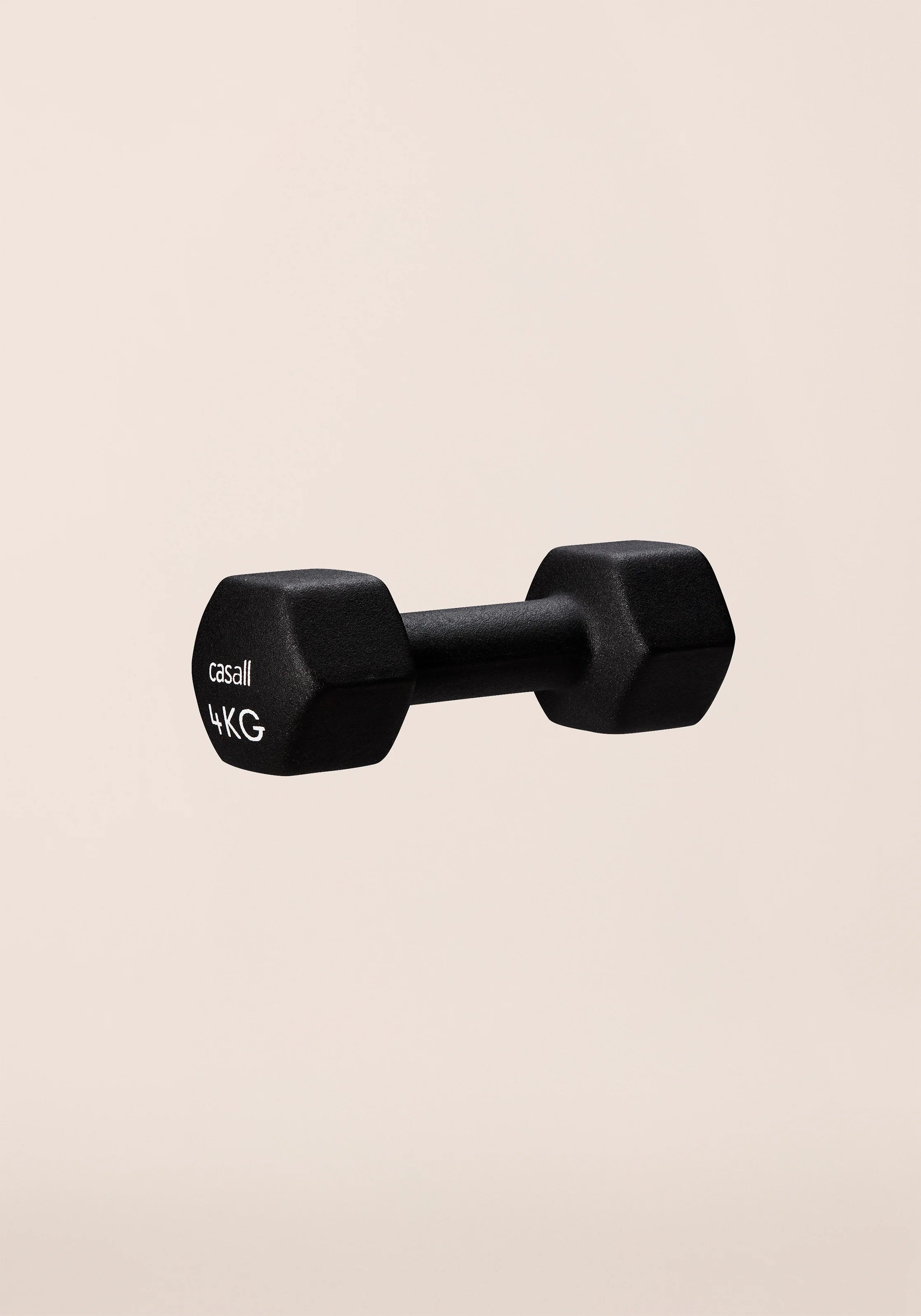 Casall Classic Dumbbell manubrio 4 kg nero/bianco neoprene