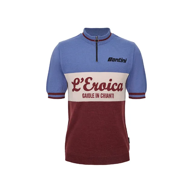 L'Eroica 28° Gaiole maglia lana ciclismo d'epoca